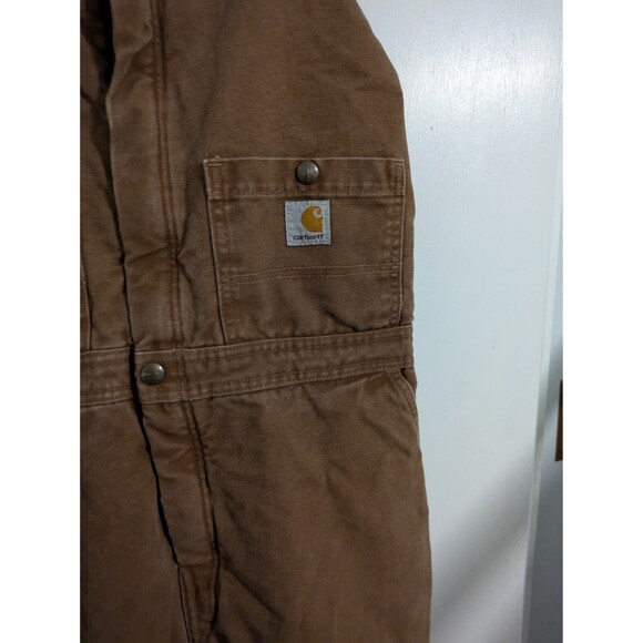 Womens Carhartt Insulated Bibs US 12 Great Condition - Picture 5 of 5